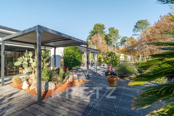 Villa style Louisiane avec lac privé