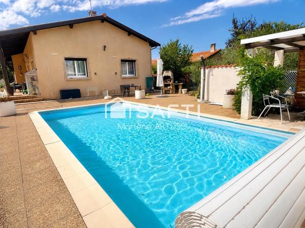 VERNIOLLE Maison 130 m²  3 chambres  Piscine + Maison T2 de 47 m² louée