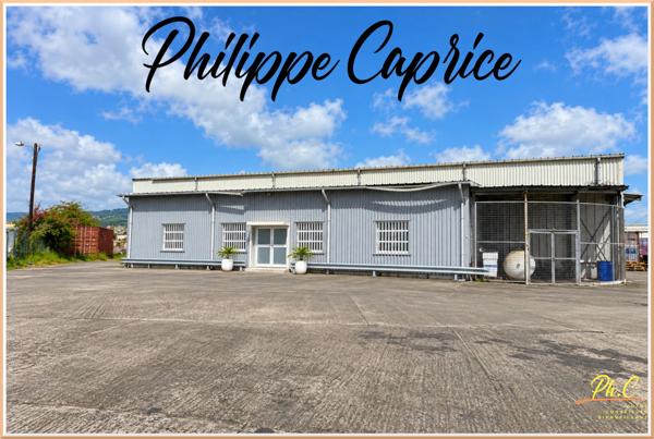 À louer – Entrepôt 917 m² + bureaux 160 m² – Le Lamentin (972)