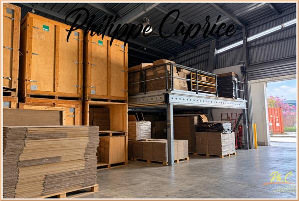 À louer – Entrepôt 917 m² + bureaux 160 m² – Le Lamentin (972)
