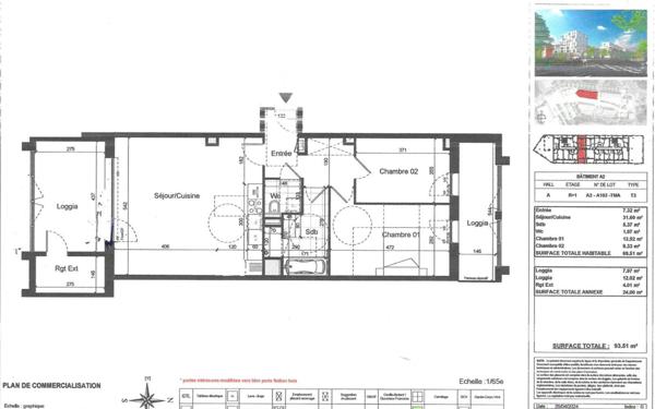 Appartement à vendre    3 pièces • 69,51 m2 Lens