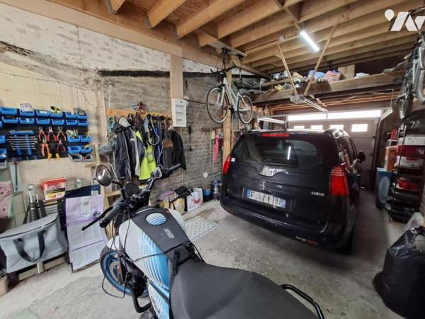 Maison individuelle, 3 chambres, garage et jardin