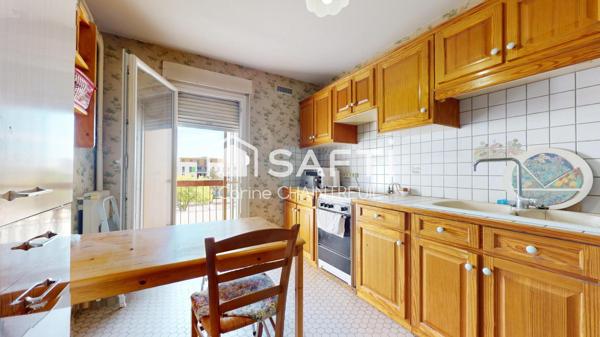 **T3 lumineux avec grand balcon au cœur du quartier Jean Moulin**