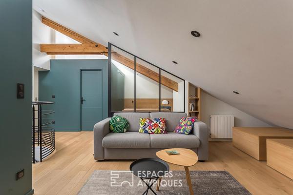 Duplex avec vue au dernier étage avec ascenseur