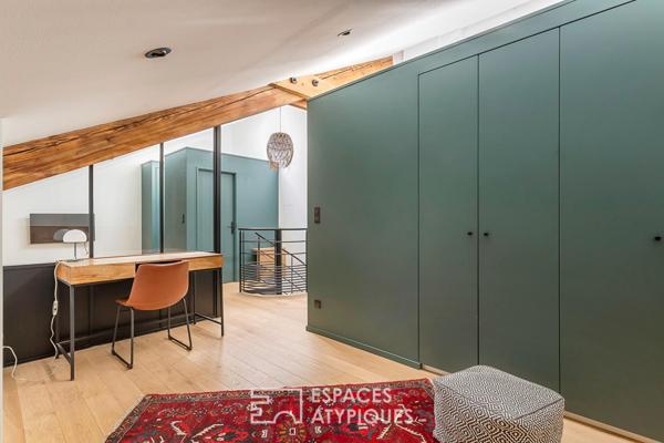 Duplex avec vue au dernier étage avec ascenseur