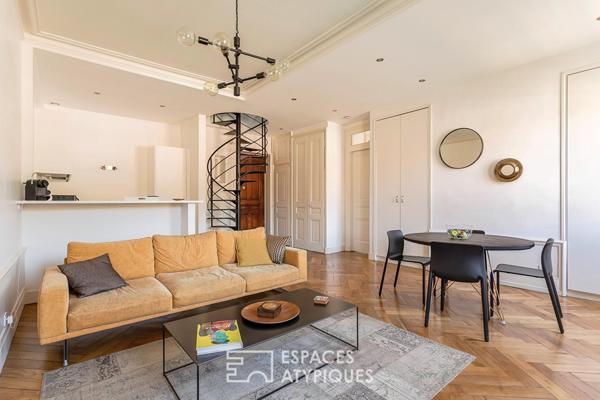 Duplex avec vue au dernier étage avec ascenseur