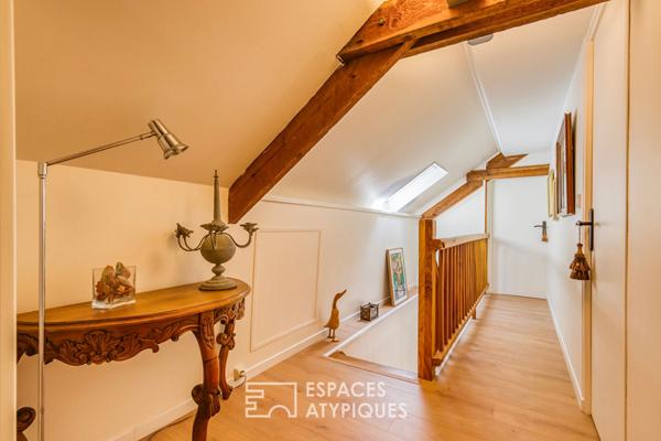 Maison des sixties rénovée, avec rivière, source et chutes d’eau privatives