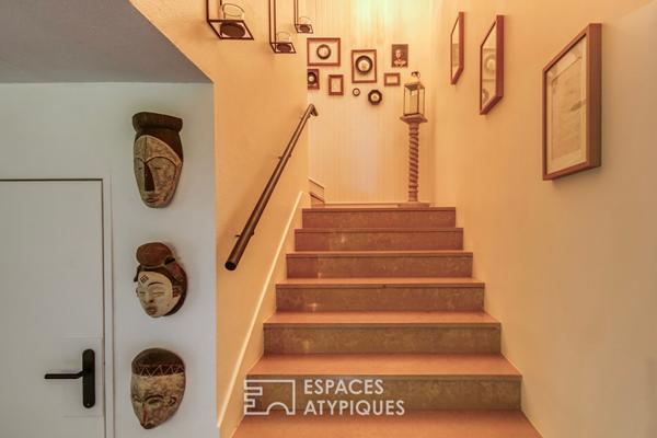 Maison des sixties rénovée, avec rivière, source et chutes d’eau privatives