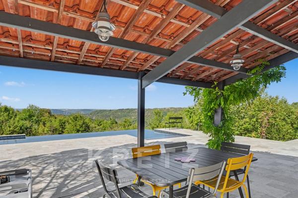 Maison d'exception  – 240 m² avec vue panoramique sur les hauteurs de Cahors