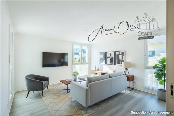 EN EXCLUSIVITÉ – Brest – Appartement T3 lumineux avec véranda et cave