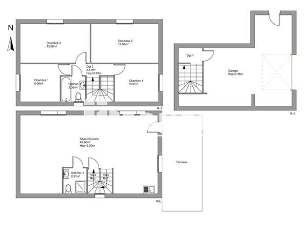 Location Maison 5 pièces 98.3 m² - LA FERME La Buisse 38500