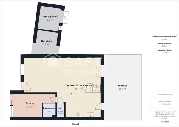 Maison 5 pièces – 97 m² , sur un terrain de 200 M2 - Saint-Médard-en-Jalles (33160)