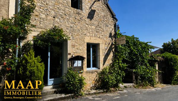 Restaurant avec terrasse – Fonds de commerce – Saint-Cirq-Lapopie 210 000 €