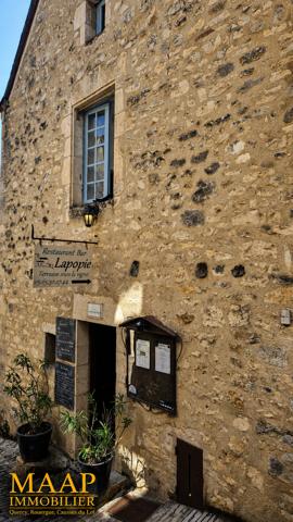 Restaurant avec terrasse – Fonds de commerce – Saint-Cirq-Lapopie 210 000 €