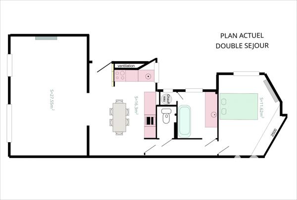 Appartement à vendre 3 pièces 66 m² La Garenne-Colombes