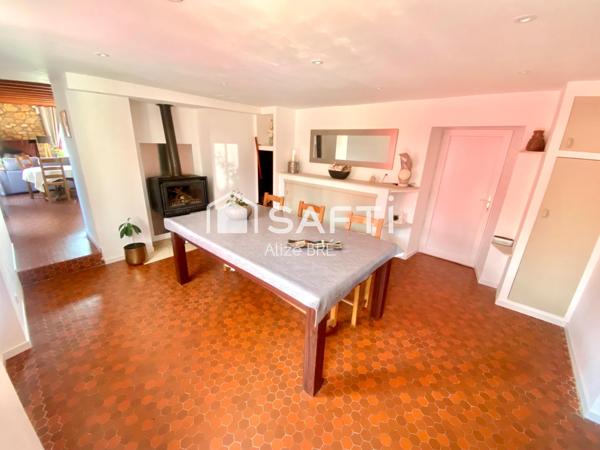 Longère en pierre 120m2 sur la côte bretonne