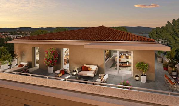 Appartement dernier étage La Ciotat  3 pièces 71.7 m2  495 000