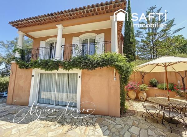 Villa de Prestige à Saint-Aygulf – 220 m², Piscine, aperçu Mer et Appartement F2 Indépendant | Côte d’Azur