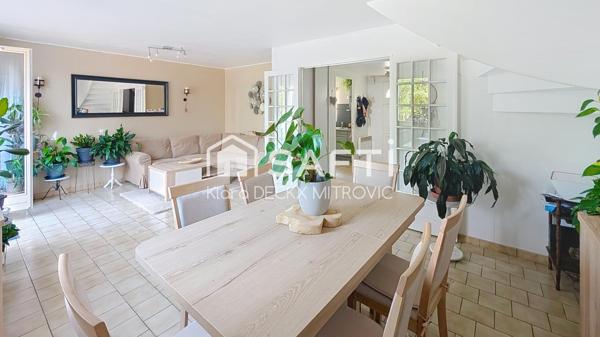 Maison 4 chambres et jardin de plain pied