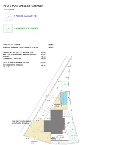 TERRAIN CONSTRUCTIBLE AVEC PERMIS - 402 m² - SAINT AYGULF
