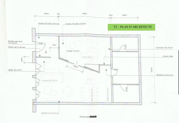 PARIS 17 – T1/T2, CALME SUR JARDIN. PROFESSIONS LIBÉRALES AUTORISÉES.
