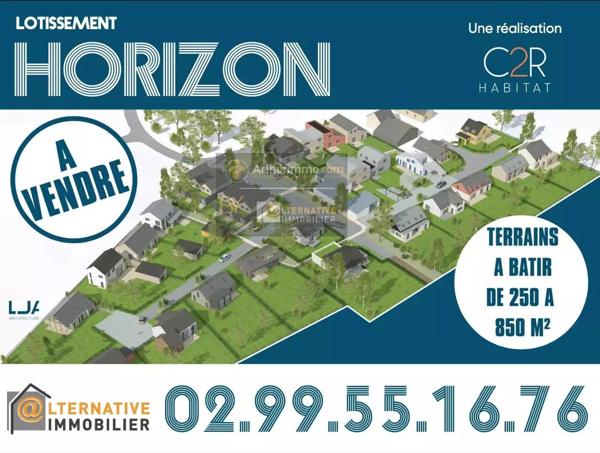 Vente Terrain 551 m2 à Châteaubourg