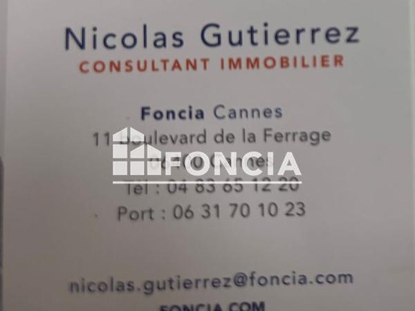 À vendre Appartement 3 pièces 62 m² - Le Cannet 06110