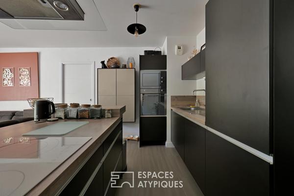 Appartement en rez-de-jardin aux airs de maison individuelle