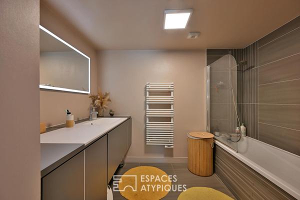 Appartement en rez-de-jardin aux airs de maison individuelle