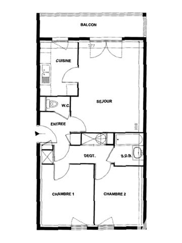 Appartement à vendre 3 pièces 56 m² Le Mée-sur-Seine