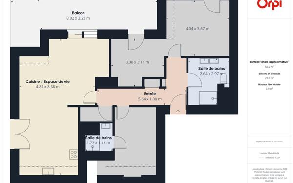 Appartement à louer    3 pièces •  Vendenheim