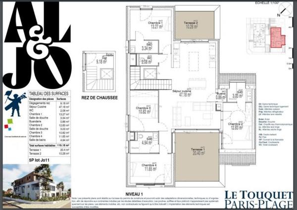 T4 Le Touquet-Paris-Plage 120 m²