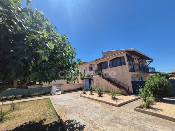 A vendre Villa 4 faces 157m2+T3 indépendant+piscine+Terrain 1200m2-Vue imprenable sur la pinède-Nissan-lez-ensérune (34440)