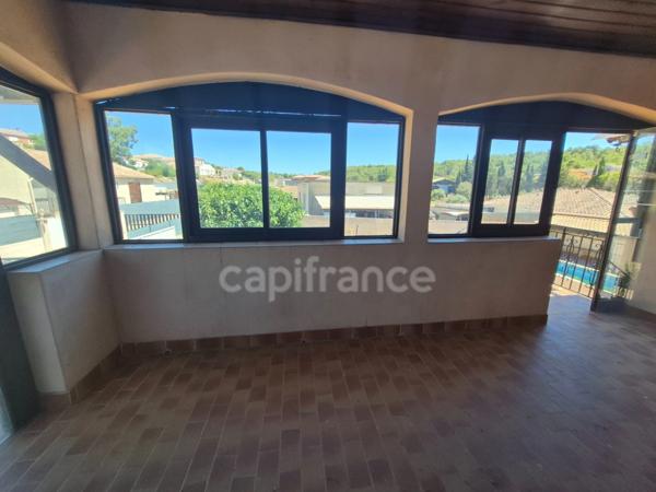 A vendre Villa 4 faces 157m2+T3 indépendant+piscine+Terrain 1200m2-Vue imprenable sur la pinède-Nissan-lez-ensérune (34440)