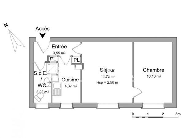 Location Appartement 2 pièces 35 m² - 8 AVENUE ARMAND DE LA ROCHETTE Melun 77000