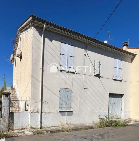 Maison mitoyenne à rénover proche centre ville d'Alès, quartier Chantilly