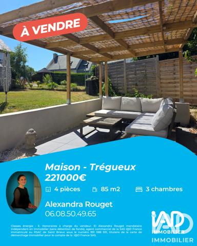 Maison à vendre 4 pièces 85 m² Trégueux