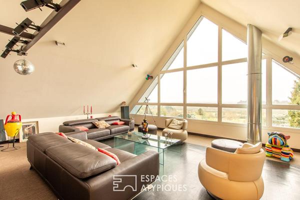 Maison d’architecte à la vue imprenable