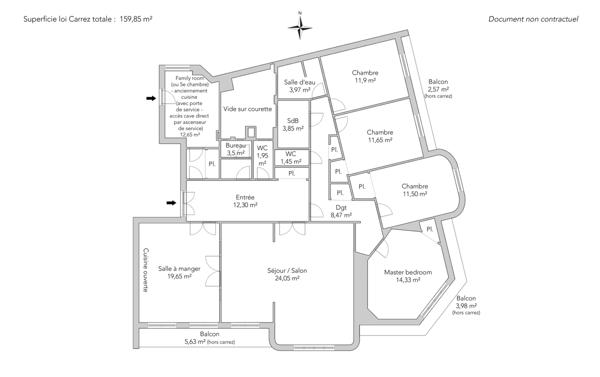Appartement Paris 17e - BERTHIER / PEREIRE