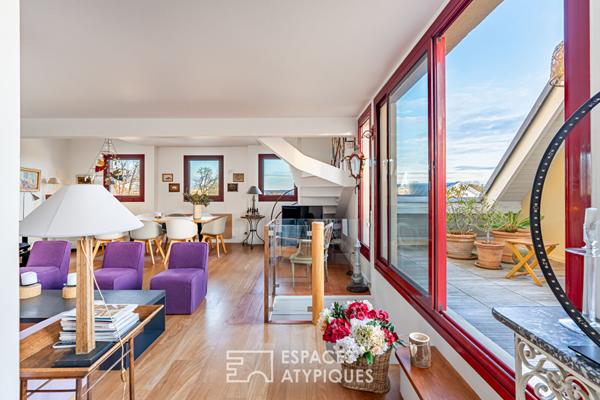 Triplex d’exception avec terrasse en dernier étage