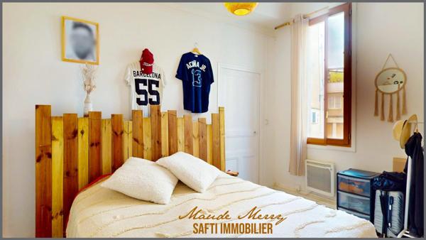 Appartement coup de coeur de type T3 de 92 m2 - 2 chambres - terrasse/jardinet - proximité centre ville à pied et parking à proximité