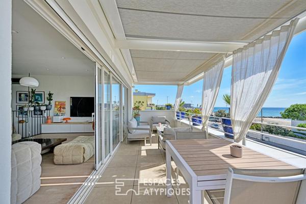 Rooftop et vue imprenable sur la mer