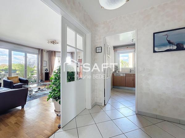 APPT FAMILIAL - 4 CH + 1 BUREAU - BALCONS - PARKING