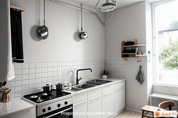 Ensemble de 2 Maisons 91m² et 30m², 3 chs et 1ch, centre bourg Athis de l'Orne