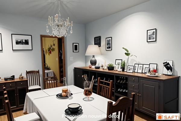 Ensemble de 2 Maisons 91m² et 30m², 3 chs et 1ch, centre bourg Athis de l'Orne