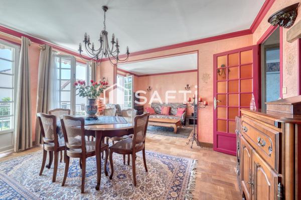 Maison familiale avec beau jardin