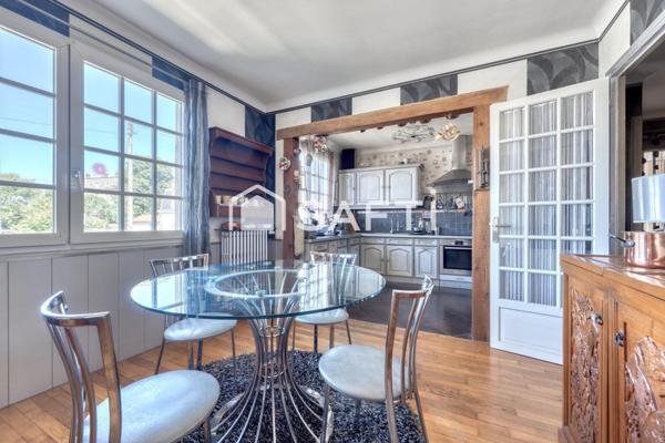 Maison familiale avec beau jardin