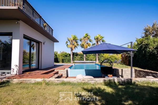 Élégante villa contemporaine avec piscine dans un secteur recherché