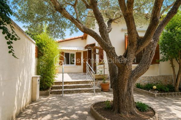 Située Route de Beaucaire à Nîmes, dans un renfoncement qui la préserve des nuisances de la circulation, cette maison traditionnelle de plain-pied d'environ 83 m² offre un cadre de vie agréable, à proximité immédiate des commerces, des écoles et de toutes les commodités.

Implantée sur un terrain arboré de 439 m², sans vis-à-vis, elle séduira les amateurs de rénovation souhaitant créer un intérieur à leur image.

La maison se compose de :

Une cuisine indépendante,
Un vaste salon-séjour lumineux,
Deux chambres,
Une salle de bains,
Un WC indépendant.

À l'extérieur, vous profiterez d'une agréable terrasse donnant sur un jardin verdoyant, d'un garage attenant aménagé, d'un abri de jardin ainsi que d'un forage, un véritable atout pour l'entretien des espaces extérieurs.

Côté équipements, la maison dispose de :

Menuiseries bois avec double vitrage,
Climatisation dans le séjour ainsi que dans une chambre.

Des travaux de rénovation sont à prévoir, permettant de moderniser les prestations et de révéler tout le potentiel de cette construction traditionnelle, reconnue pour sa solidité.

Son implantation en retrait de la route, son jardin arboré sans vis-à-vis, ses dépendances et sa proximité avec toutes les commodités en font une belle opportunité, que ce soit pour une résidence principale ou un investissement.

Une maison offrant de belles bases et un fort potentiel de valorisation après rénovation.

N'attendez plus pour venir la découvrir !