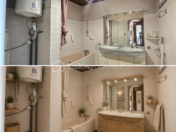 Située Route de Beaucaire à Nîmes, dans un renfoncement qui la préserve des nuisances de la circulation, cette maison traditionnelle de plain-pied d'environ 83 m² offre un cadre de vie agréable, à proximité immédiate des commerces, des écoles et de toutes les commodités.

Implantée sur un terrain arboré de 439 m², sans vis-à-vis, elle séduira les amateurs de rénovation souhaitant créer un intérieur à leur image.

La maison se compose de :

Une cuisine indépendante,
Un vaste salon-séjour lumineux,
Deux chambres,
Une salle de bains,
Un WC indépendant.

À l'extérieur, vous profiterez d'une agréable terrasse donnant sur un jardin verdoyant, d'un garage attenant aménagé, d'un abri de jardin ainsi que d'un forage, un véritable atout pour l'entretien des espaces extérieurs.

Côté équipements, la maison dispose de :

Menuiseries bois avec double vitrage,
Climatisation dans le séjour ainsi que dans une chambre.

Des travaux de rénovation sont à prévoir, permettant de moderniser les prestations et de révéler tout le potentiel de cette construction traditionnelle, reconnue pour sa solidité.

Son implantation en retrait de la route, son jardin arboré sans vis-à-vis, ses dépendances et sa proximité avec toutes les commodités en font une belle opportunité, que ce soit pour une résidence principale ou un investissement.

Une maison offrant de belles bases et un fort potentiel de valorisation après rénovation.

N'attendez plus pour venir la découvrir !
